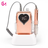 Offre Spéciale – Ponceuse à Ongles sans Fil à Couleurs Dégradées 35000 tr/min, Faible Bruit, Rechargeable, pour Salon Professionnel