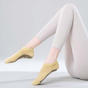 Custom Logo Breathable Cotton <b>Grip</b> Yoga <b>Socks</b> Non-Slip Fitness Wholesale Women Personalized Pilates <b>Socks</b> - Product Image 5
