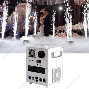 Máquina de Chispas Frías Pirotécnicas DMX de Metal Negro de 600W, Portátil, Venta al por Mayor de Fábrica, Máquina Electrónica de Chispas para Bodas y Fiestas - Product Image 5