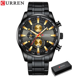 นาฬิกาข้อมือควอตซ์ Curren 8351 รุ่นใหม่สำหรับผู้ชาย ตัวเรือนสแตนเลส สตีล พร้อมเข็มเรืองแสง ดีไซน์หรูหรา สำหรับนักธุรกิจ พร้อมกล่อง - Product Image 1