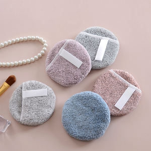 2 en 1 Personnalisez Velvet Fluffy Compact A Custom Blender Puff Remove Eco Pressed White Mini Makeup Soft Powder Puff Girls Big - Product Image 1