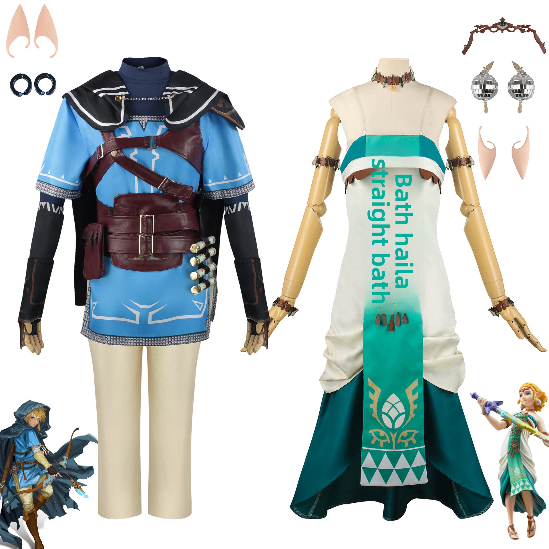 Princess-Zelda-and-Link-Resin-