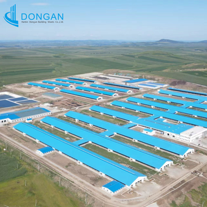 Edificio Agrícola Prefabricado con Estructura <span class=keywords><strong>de</strong></span> Acero, Establos para Vacas, Ovejas, Ganado Vacuno, <span class=keywords><strong>Cabras</strong></span> <span class=keywords><strong>Lecheras</strong></span>, Gallineros - Product Image 2