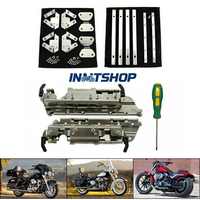 Serrure de coffre latéral de moto en acier inoxydable INMT pour modèles Touring/Street/Road King FLHRC - Remplacement en gros d'usine