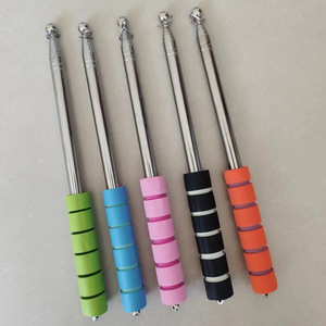 Poteau de drapeau télescopique extérieur de 2 mètres Guide touristique épais Support de festival de musique portable Vente en gros directe d'usine - Product Image 5