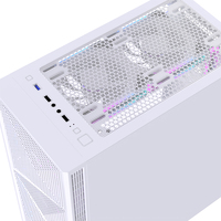 Caja de PC Lovingcool con Panel Lateral de Vidrio y Malla Frontal, Compatible con Placas Base Anchas ATX, MATX, ITX, Preparada para Sistemas con Refrigeración Líquida de 240 mm para Constructores de Sistemas