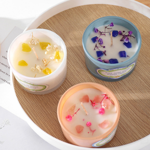 Nhỏ tinh khiết làm bằng tay thơm lâu dài hương thơm đậu nành nến bên trong đá khô hoa hương thơm biểu hiện massage oi nến - Product Image 3