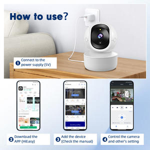 Alta Qualidade 3MP Home <span class=keywords><strong>Mini</strong></span> Ptz Segurança <span class=keywords><strong>Camera</strong></span> <span class=keywords><strong>Wifi</strong></span> Indoor <span class=keywords><strong>Camera</strong></span> 360 Degree Cctv <span class=keywords><strong>Camera</strong></span> - Product Image 5