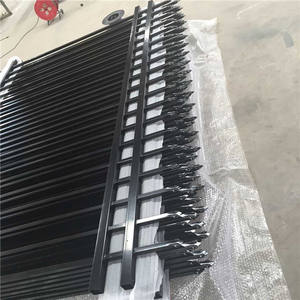 Panel y Puerta de Cerca de Hierro Forjado Galvanizado en Caliente con Marco de Aluminio, a Prueba de Roedores, Ecológico, Cerca para Piscina de 6 pies - Product Image 2