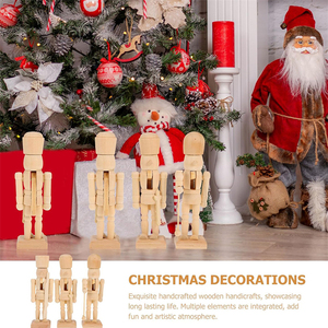 Usine 38cm Blanc Sans Peinture <span class=keywords><strong>Casse</strong></span>-<span class=keywords><strong>Noisette</strong></span> Scrap Décorations De Noël <span class=keywords><strong>Soldat</strong></span> En Bois Marionnettes à Main pour Enfants <span class=keywords><strong>Casse</strong></span>-<span class=keywords><strong>Noisette</strong></span> Noël - Product Image 4