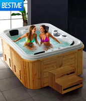 Système de contrôle Balboa pour spa et bain à remous gonflable d'extérieur au design moderne pour hôtels avec piscine et baignoire