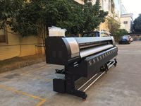 Imprimante à rouleaux UV Yinghe 3200W Eco Solven 10 pieds 3,2 m Utilise 2 têtes d'impression I3200U1 pour les matériaux de bannières/autocollants/bâches