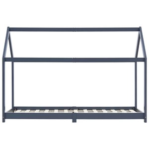 Precio de fábrica, cama de casa de madera de pino macizo para niñas y niños pequeños con cajón, cama de casa de madera para niños - Product Image 3