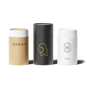 Black White Kraft Salt/<strong>Pepper</strong>/Loose Powder Paper Shaker Tube Lid <strong>Packaging</strong> Cosmetic Bottle Aluminum Foil Lining Custom Skin Care - Product Image 2