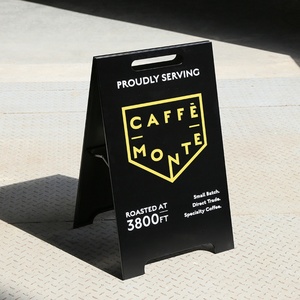 Factory Direct Sale A-Frame Sign <b>Board</b> Custom Logo for Business Outdoor Stand a Frame Sidewalk Signs - Product Image 2