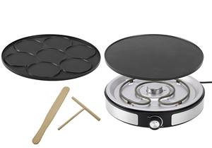 Máquina <span class=keywords><strong>para</strong></span> Hacer Crepas y Panqueques Antiadherente de Doble Cara Multifuncional con <span class=keywords><strong>Accesorios</strong></span> Gratuitos - Product Image 3