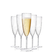 Vente de gros Gobelet à champagne incassable en plastique Verres à vin blanc