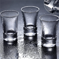 Groothandel Hot Selling Hoge Kwaliteit Transparante Shotglaasje Uniek Design voor Feest of Bar voor Cadeaus