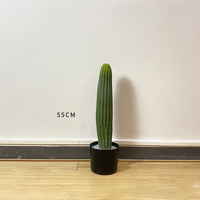 Planta de Cactus Artificial de Plástico, Decoración para el Hogar, Cactus para Interiores y Exteriores, Decoración para el Hogar y la Oficina, Plantas Artificiales