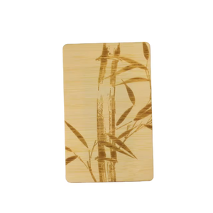 บัตรไม้ RFID แบบสลักและพิมพ์ บัตร NFC ไม้ไผ่ สำหรับโรงแรมและร้านค้าสมาชิก - Product Image 6