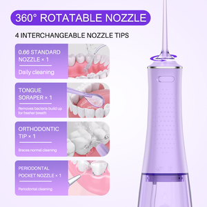 Nuevo Modelo 2025 Irrigador Bucal Inalámbrico Recargable Mini Portátil con 60 Días de Batería Irrigador Bucal de Viaje - Product Image 4