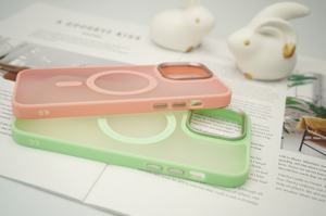 Nuevas fundas de lujo para teléfono móvil en color caramelo impermeables y a prueba de golpes con anillo magnético para iPhone 16 15 14 13 12 Pro Max <span class=keywords><strong>Plus</strong></span> - Product Image 6