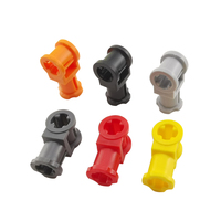 Conector de Eje No. 32039 con Orificio para Eje, Plástico ABS de Alta Calidad, Bloques de Construcción de Ladrillos de Juguete para Bricolaje, Venta al Por Mayor