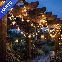 Guirlande lumineuse LED pour extérieur, étanche IP44, décoration de jardin, 100 LED, fleurs de cerisier Sakura, jolie guirlande LED, design pour cour