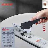 Agrafeuse manuelle multifonction HUACHI robuste pour 100 feuilles de métal, machine à relier Jumbo 13/10