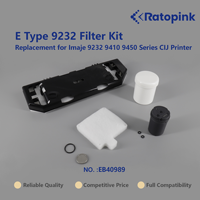 Kit de filtres Ratopink EB40989 E Type 9232, remplacement pour imprimante CIJ Markem-imaje séries 9232 9410 9450