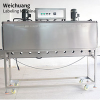 Machine d'étiquetage à chauffage vapeur pour bouteilles rondes et carrées en plastique, machine d'étiquetage rétractable pour manchons d'eau minérale et de jus