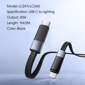 Câbles de charge automatiques LDNIO LC241i Type-C vers Lightning <span class=keywords><strong>8</strong></span> broches pour <span class=keywords><strong>iPhone</strong></span> - Product Image 6