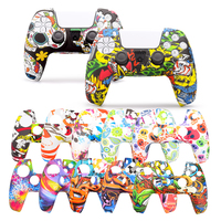 Pour PS5 Silicone Poignée Anti-dérapant Housse De Protection Console De Jeu Gamepad Mix Couleur Cas