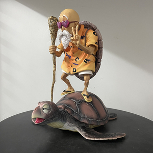 Figura de Anime Japonesa, Nuevo Modelo, Producto Personalizado OME, PU, PVC, Son Goku, Maestro Roshi, Kame Sennin, DBZ - Product Image 4