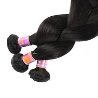 Rambut Manusia Peru Silky Straight Virgin Grosir, Bundel 8-28 Inch, Warna Hitam Alami, Untuk Salon Rambut