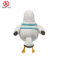 Boneka Burung Camar Kustom, Boneka Sea Mew, Hewan Boneka Lembut Isi Kapas Poliester PP, Layanan OEM ODM Personalisasi, Pabrik Grosir