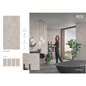Orion Crema Rustic Marble Look Porcelain Tiles 600x1200mm Matte Finish for Contemporary Interiors - Product Image 6