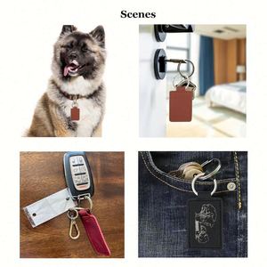 Porte-clés promotionnel en cuir PU avec logo personnalisé en relief – Idéal pour les cadeaux de fête - Product Image 6