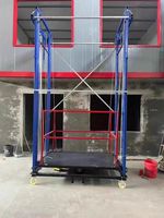 Nouvelle plateforme élévatrice mobile télescopique pliable en acier pour échafaudage de construction avec treuil électrique à chaîne