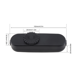 Ac 220-240V đầy đủ phạm vi ROTARY <span class=keywords><strong>LED</strong></span> <span class=keywords><strong>Dimmer</strong></span> chuyển đổi cho Bảng Đèn <span class=keywords><strong>LED</strong></span>/bóng đèn halogen đen/trắng 100 Wát Max tải dễ dàng cài đặt - Product Image 3