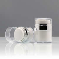 Pour: cosmétiques, crèmes, crèmes d'isolement, huiles essentielles, hydratants, 100ML50ML30ML15ML Acrylique AS plastique pot de bouteille airless