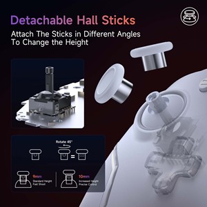 New Joysticks Game <strong>Controllers</strong> , EasySMX X20 Multiplatform Gaming <strong>Controller</strong> with Trigger Lock and Hall Effect Sensors. - Product Image 3