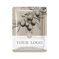 Sachet d'emballage personnalisé à trois soudures pour huiles essentielles, cosmétiques, masques faciaux et fonds de teint