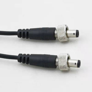Cable de enchufe de alimentación de 12V CC personalizado 5,5mm X 2,5mm DC5521 conector de tornillo con aislamiento de PVC de bloqueo para electrodomésticos - Product Image 1