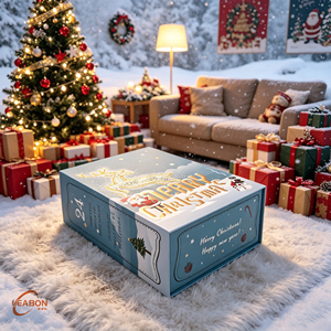 <span class=keywords><strong>Calendrier</strong></span> <span class=keywords><strong>de</strong></span> <span class=keywords><strong>l</strong></span>'<span class=keywords><strong>avent</strong></span> en carton rigide recyclé avec 24 tiroirs <span class=keywords><strong>pour</strong></span> cosmétiques et maquillage <span class=keywords><strong>de</strong></span> Noë<span class=keywords><strong>l</strong></span>, boîte à double porte magnétique personnalisée - Product Image 3