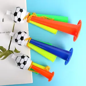 Yiwu Gillian Factory Direct 3 Tones Football Sport Mini Toy Trumpet Plastic Toy Trumpet