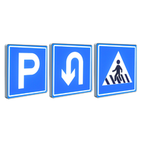 Panneau de signalisation à LED solaire personnalisé auto-lumineux réfléchissant demi-tour arrêt pour piétons pour la sécurité routière