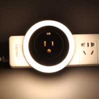 Produit phare d'Amazon Veilleuse pour enfants Économie d'énergie Lumière à brancher Capteur de lumière Lampes de nuit pour chambre à coucher avec port USB