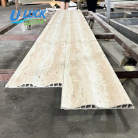 Panel Dinding Beralur WPC Alternatif Kayu Dekorasi 3D Pelapis Dinding Interior Dinding TV Ruang Tamu Kamar Tidur
