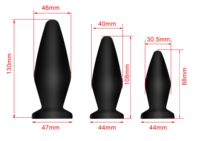 Odeco, prix bas, haute qualité, anneau de poignée, vente chaude, trois tailles différentes, plug anal/vaginal, jouets anaux en silicone souple